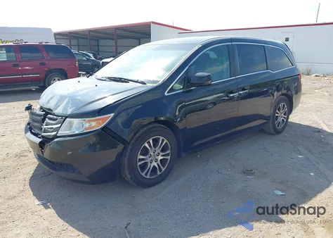 2013 Honda Odyssey Ex из США, поврежденный, VIN 5FNRL5H4XDB082054